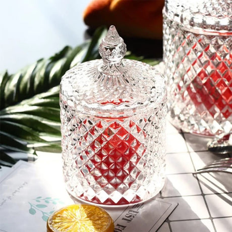 Beautiful crystal sugar/candy dish
