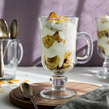 4 pc coffee glass set 