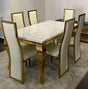 6  Seater Marble Dining.