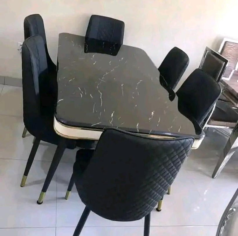 6  Seater Marble Dining.
