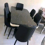 6  Seater Marble Dining.