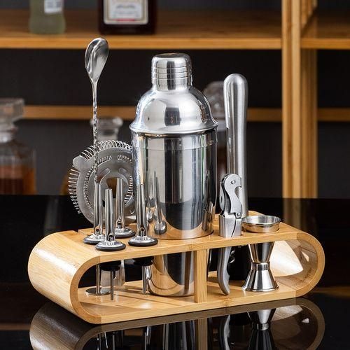 12Pcs  Stainless Steel  Cocktail Shaker Set  (750ml) 