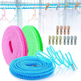 portable windproof non slip cloth line 5 meters