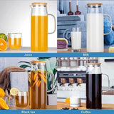Heat resistant 1.2ltr glass jug/