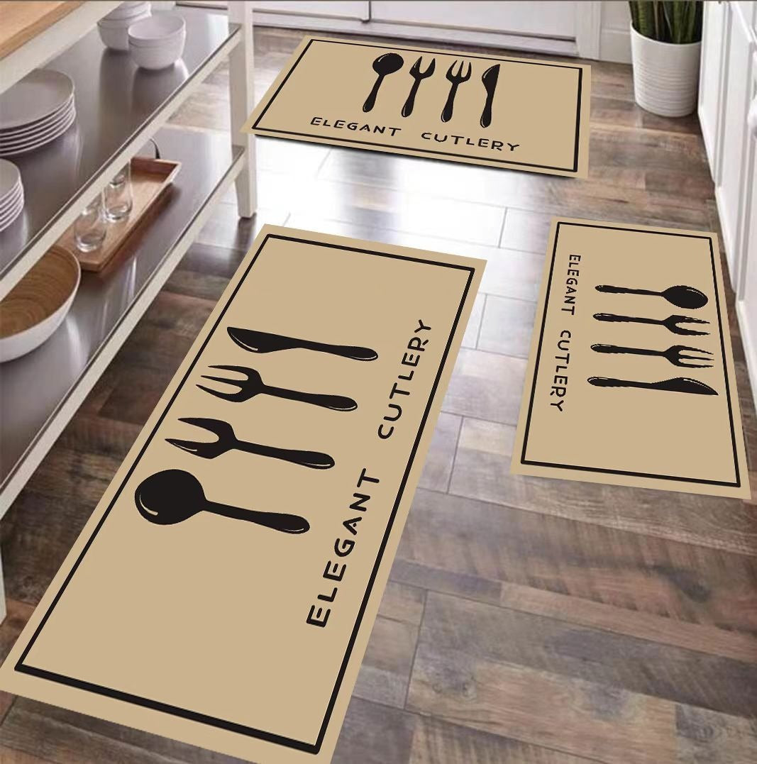 Unbinded kitchen mat 2pc