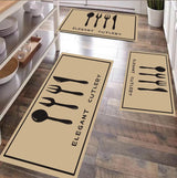 Unbinded kitchen mat 2pc