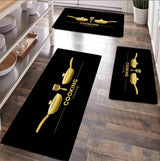 Unbinded kitchen mat 2pc
