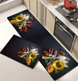 Unbinded kitchen mat 2pc
