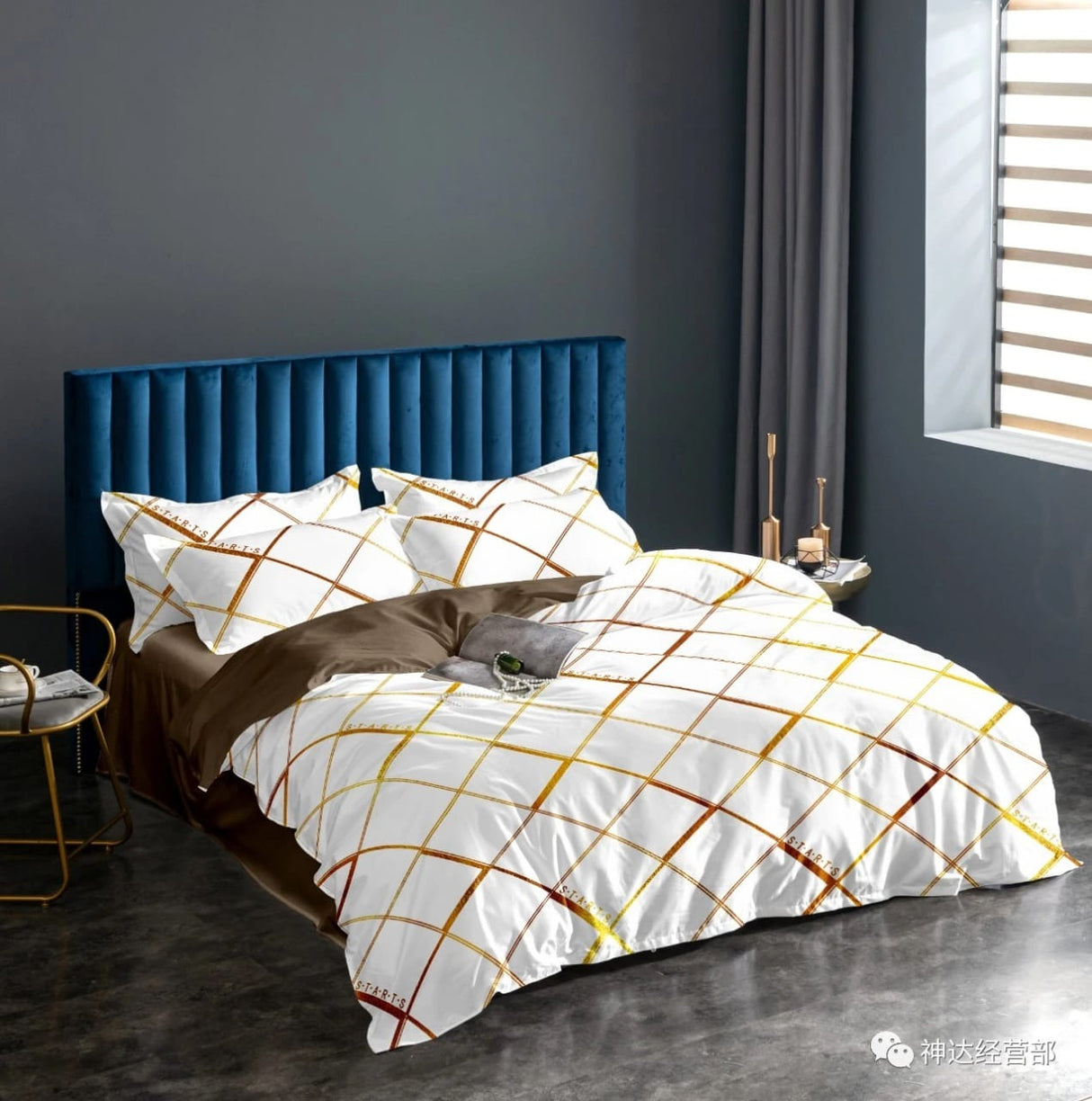 Marble duvet covers