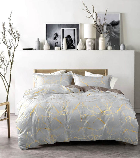 Marble duvet covers