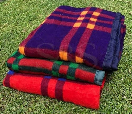 binded heavy blanket