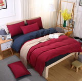 Plain Double sided color Cotton Duvet covers