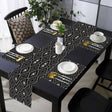 Bohemian Table Runner And Placemats Set Polyester Printed Floral Patterns Hand Washable Tablecloth For Dining Room Tables