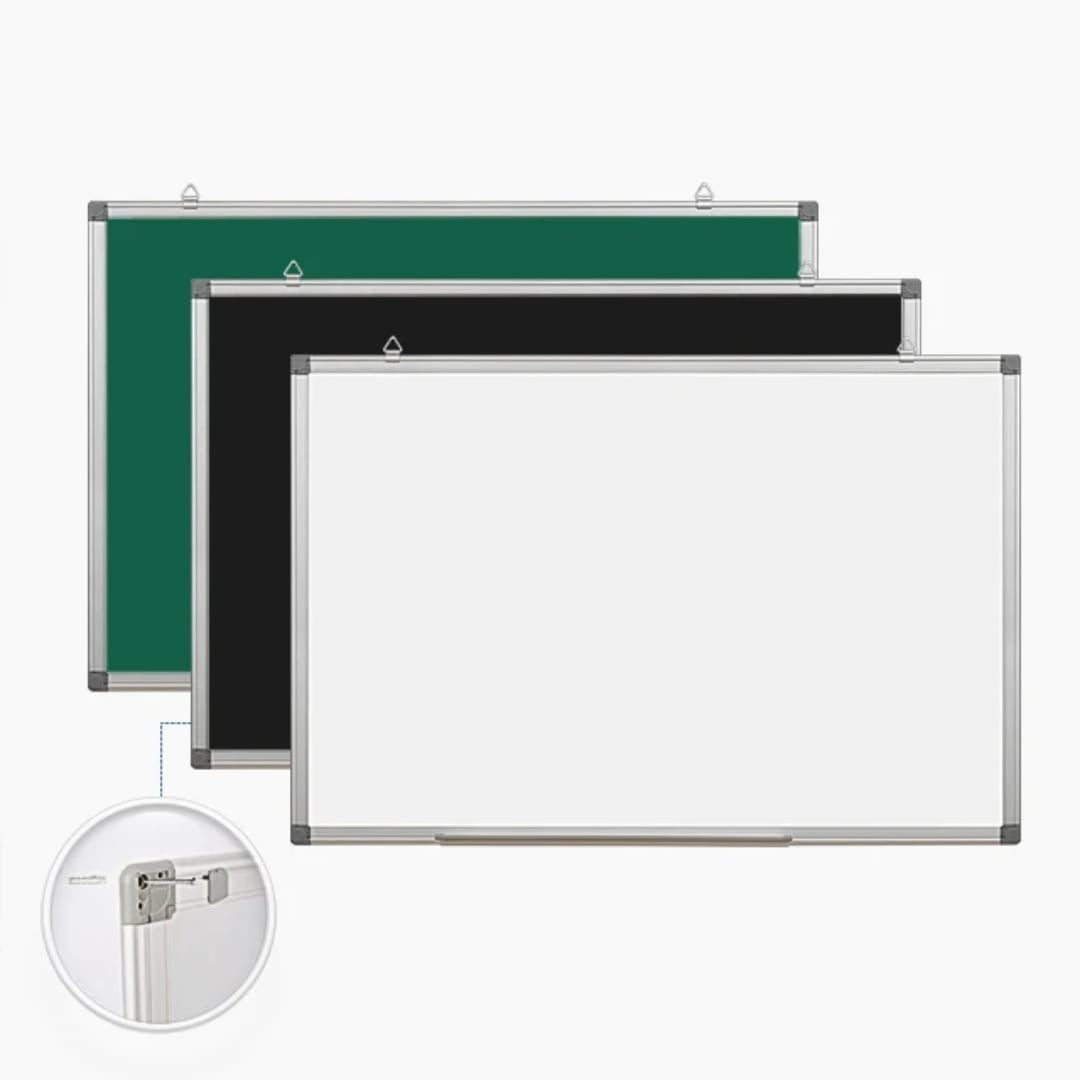 Double sided white boards