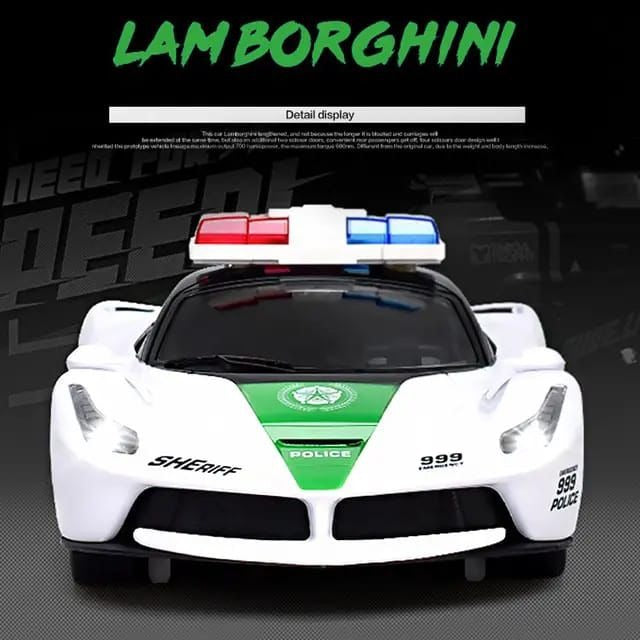 lamborghini Sheriff Remote Controlled Police Toy Car