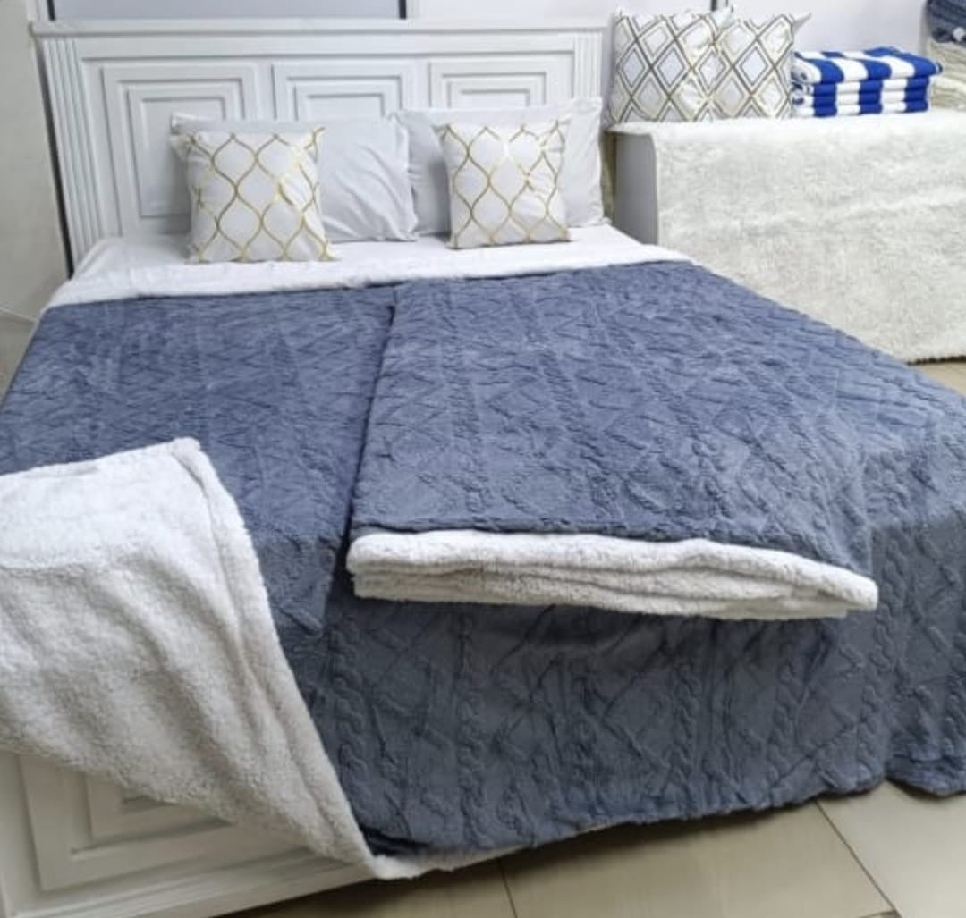 Sherpa fleece blanket
