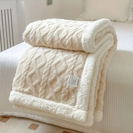 Sherpa fleece blanket