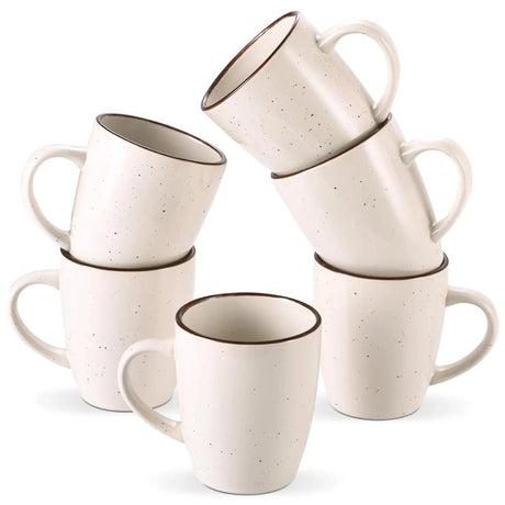 Porcelain Retro Style Mugs.