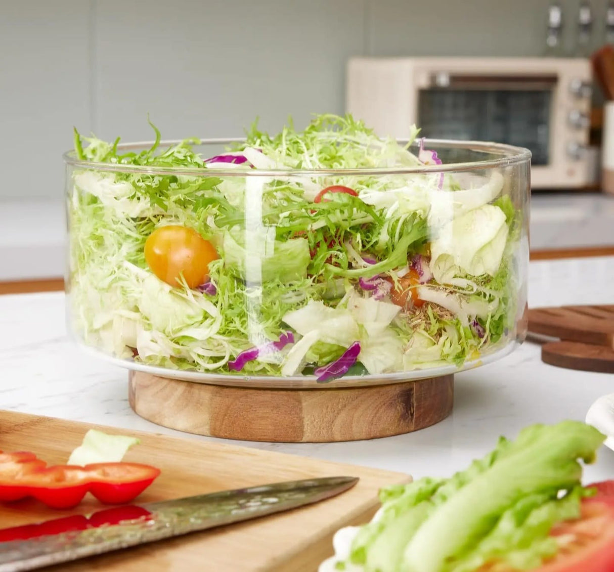 Aesthetic Multi-functional Large Serving Bowl set ( capacity 3.7 liters)