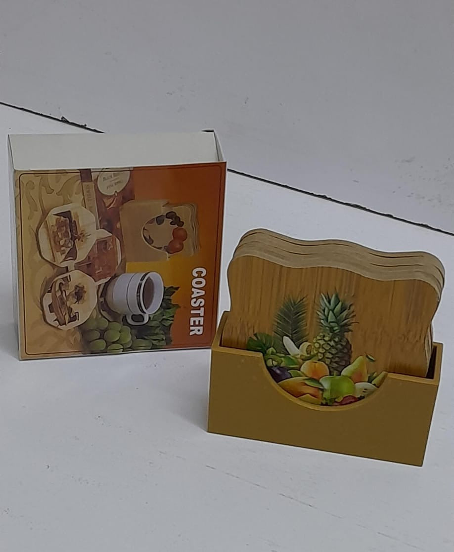 Coasters with Stand 6 pcs