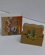 Coasters with Stand 6 pcs