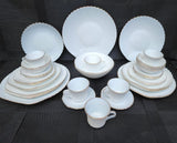 Shell Gold Rimmed Dinner Set 40pcs