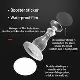 long strong adhesive Silicone door stopper 8.5cm