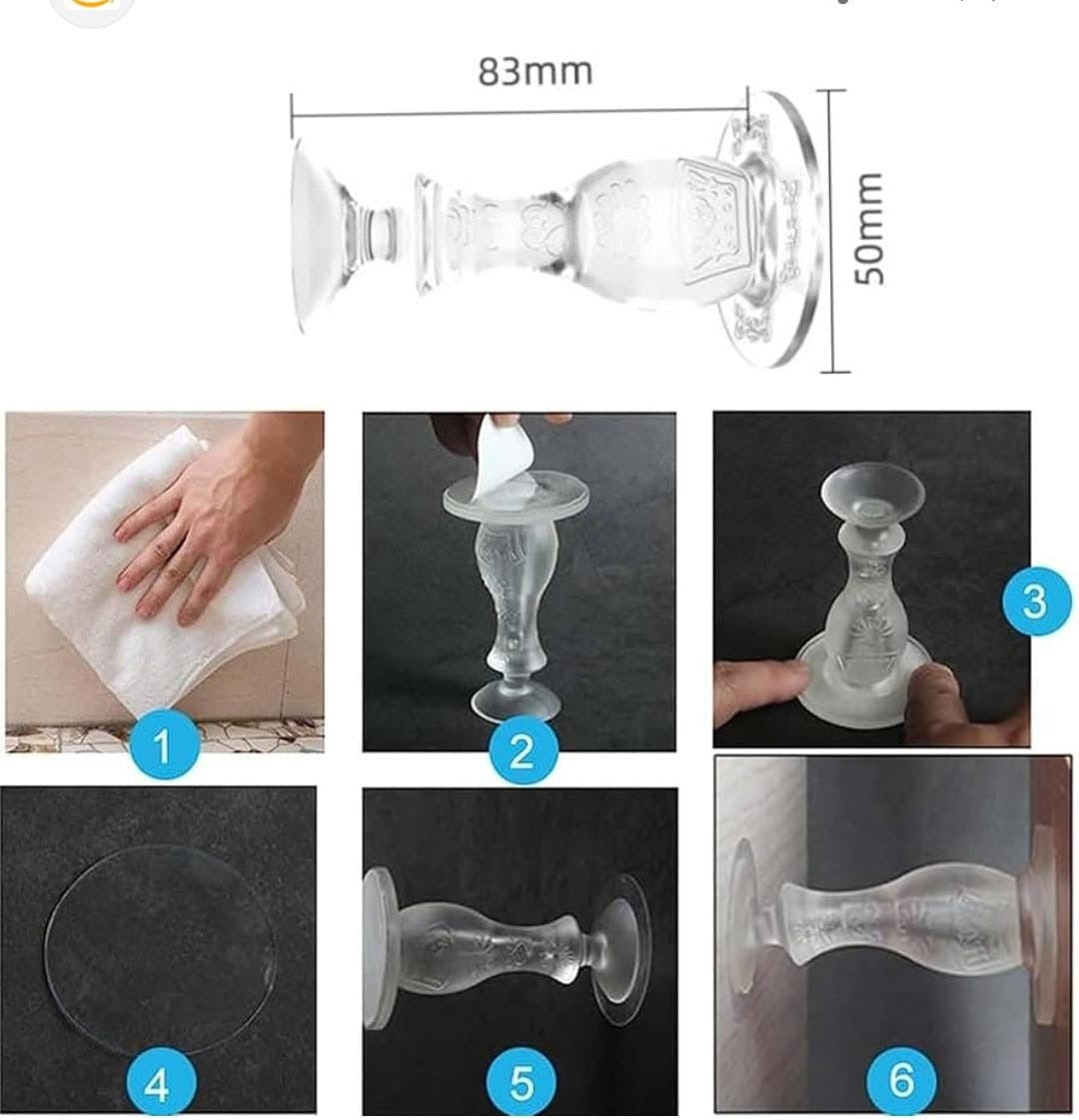 long strong adhesive Silicone door stopper 8.5cm