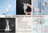 long strong adhesive Silicone door stopper 8.5cm