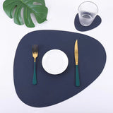 Leather table mats 12pcs