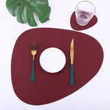 Leather table mats 12pcs