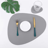 Leather table mats 12pcs