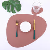 Leather table mats 12pcs