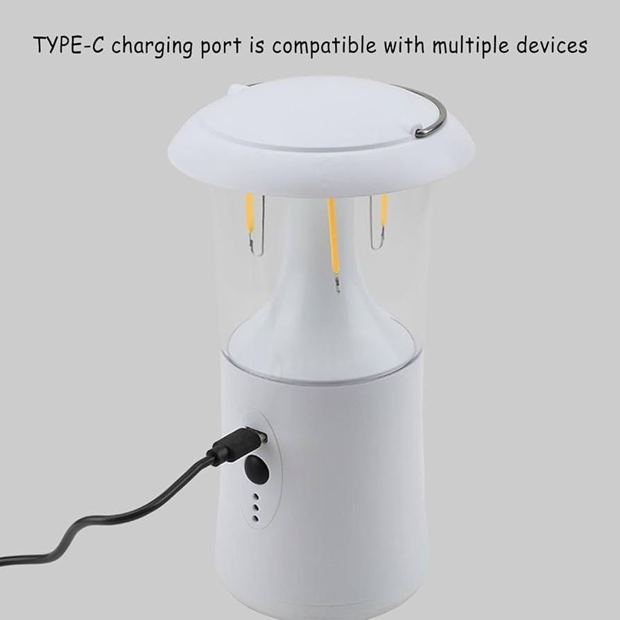 360⁰ Rechargeable camping lantern with 3 lighting modes