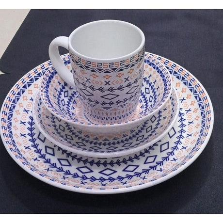  Ceramic  Pink Flowered Dinner Set 24pc 