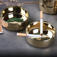 Ceramic Gold Ash Tray