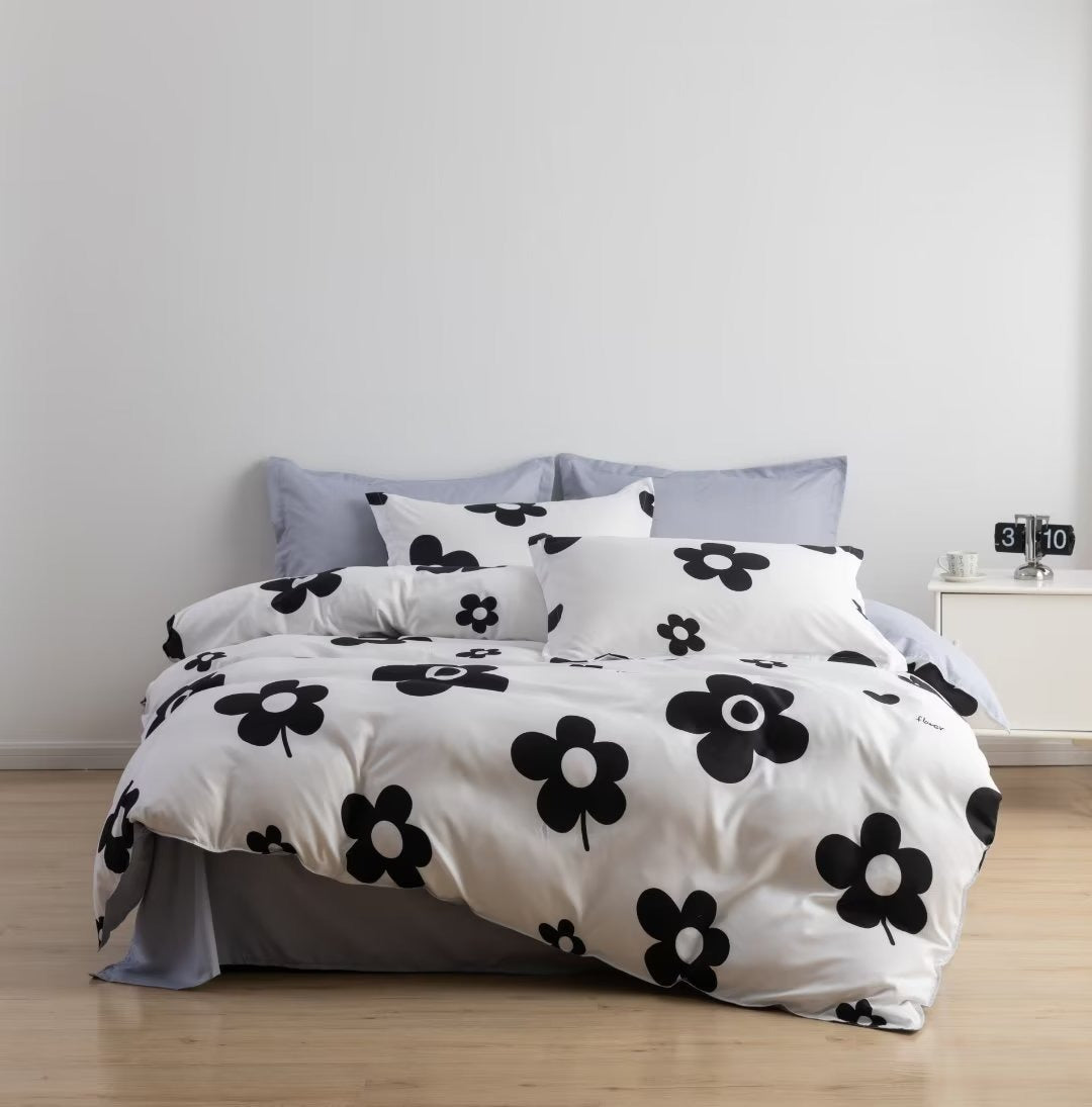Luxury Nordic style Cotton Microfiber Duvet cover sets