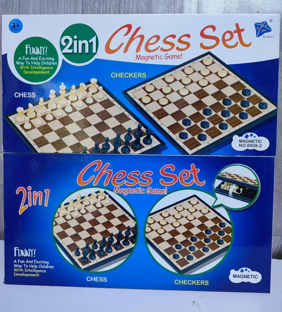 2 in 1 chess set