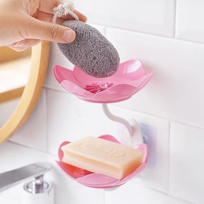 Rose soap holder