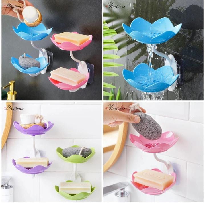 Rose soap holder