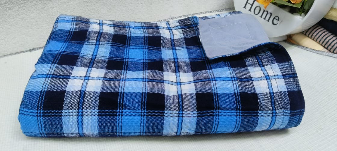 Cotton Masai fleece blanket