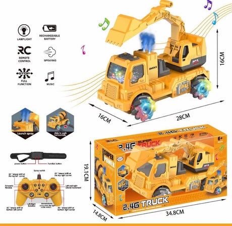 Remote &amp; Hand Gesture Control Truck