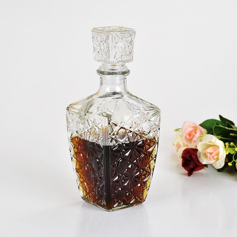 Diamond Glass Decanter