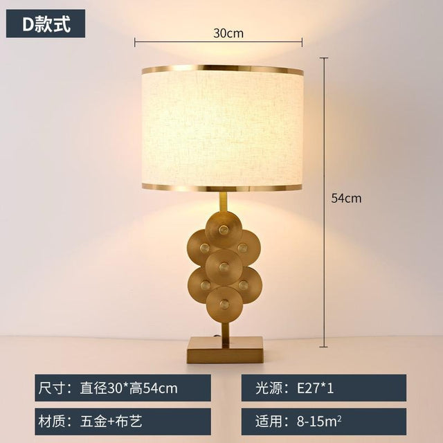 Luxury Modern Bedroom /Living /Room Study  Lamp