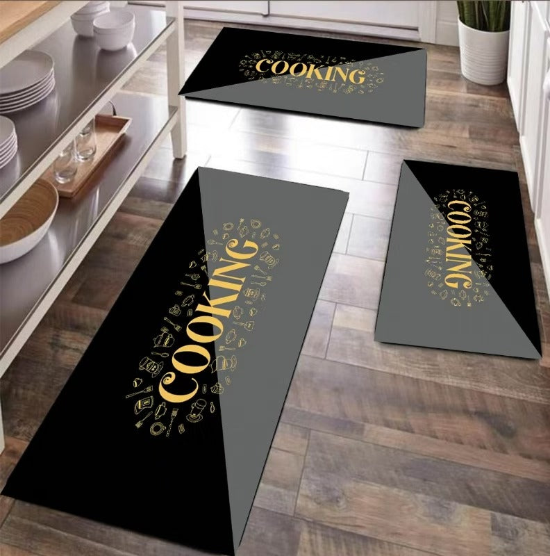 Unbinded kitchen mat 2pc