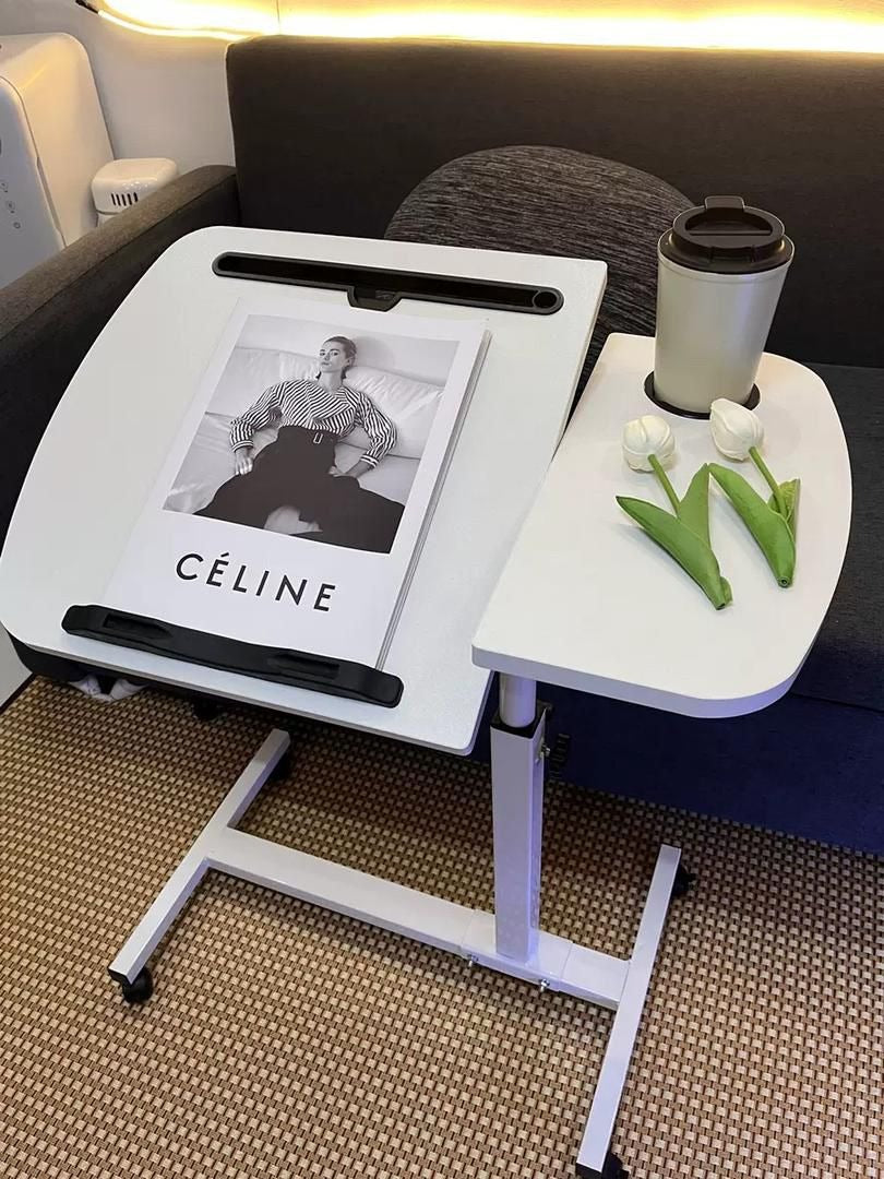 Laptop Stand,Movable Table, Height Adjustable Standing Desk