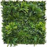 Artificial Fern Woodland Green Wall Panel 1M x 1M