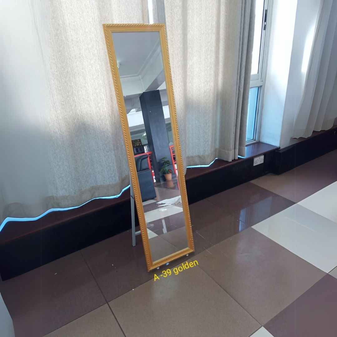 White executive dressing mirror