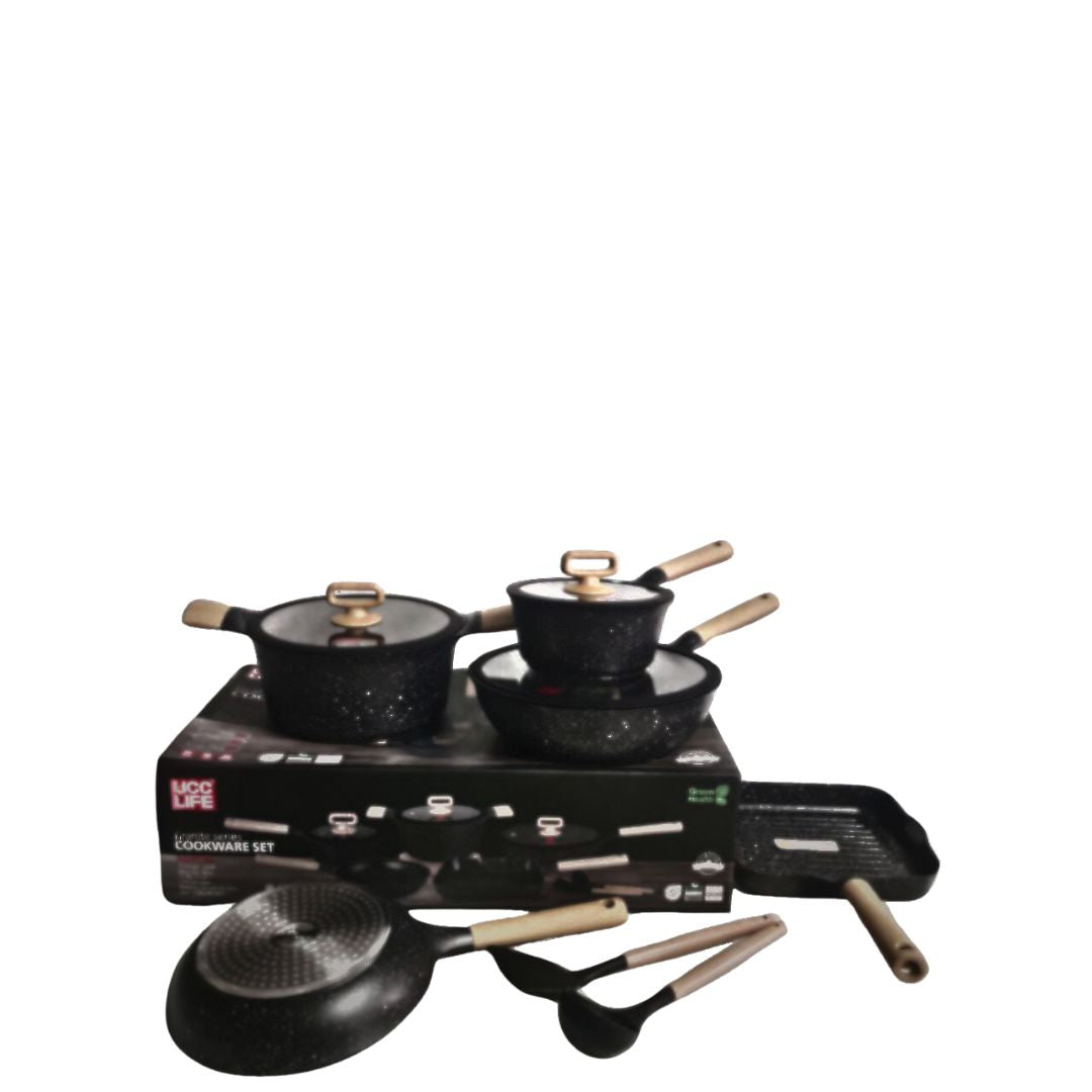 NONSTICK COOKWARE  With INDUCTION BASE