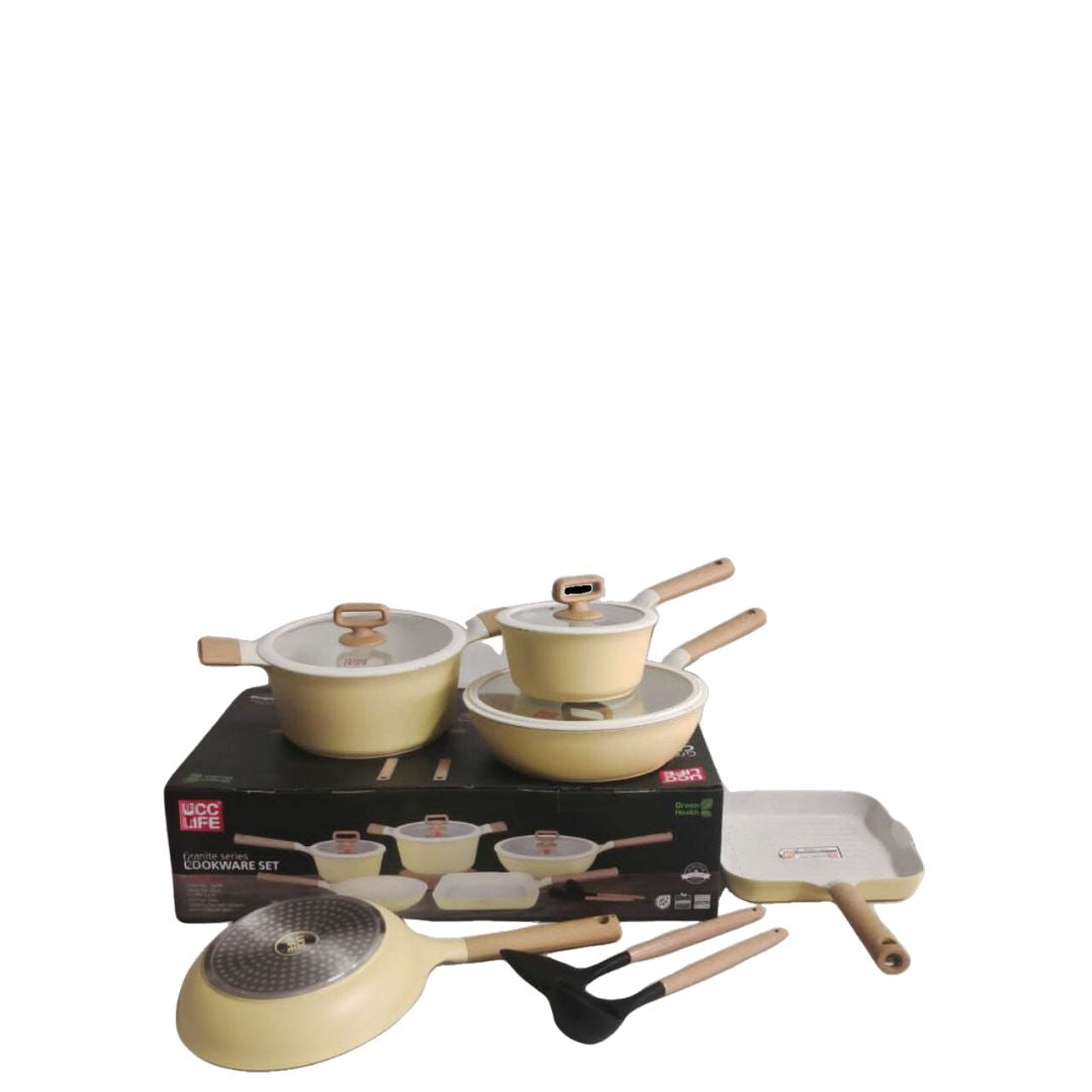 NONSTICK COOKWARE  With INDUCTION BASE